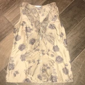 CAbi Floral Blouse